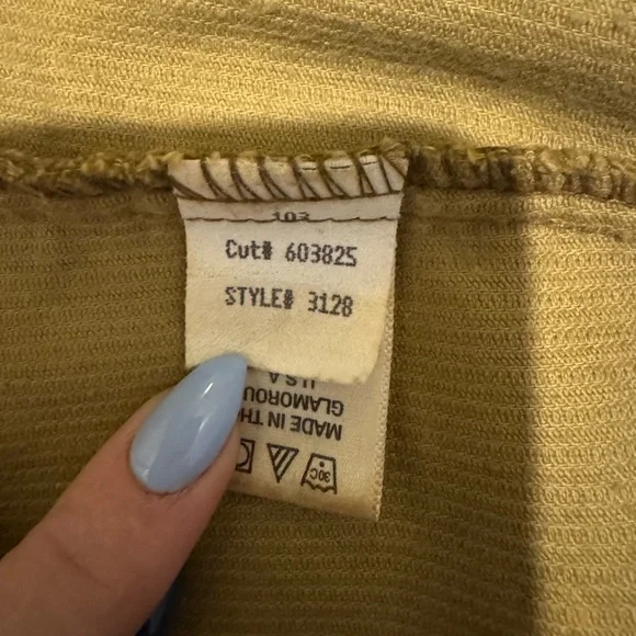 Vintage Juicy Couture Jeans Corduroy Pleated Skirt | Medium - Picture 8 of 10